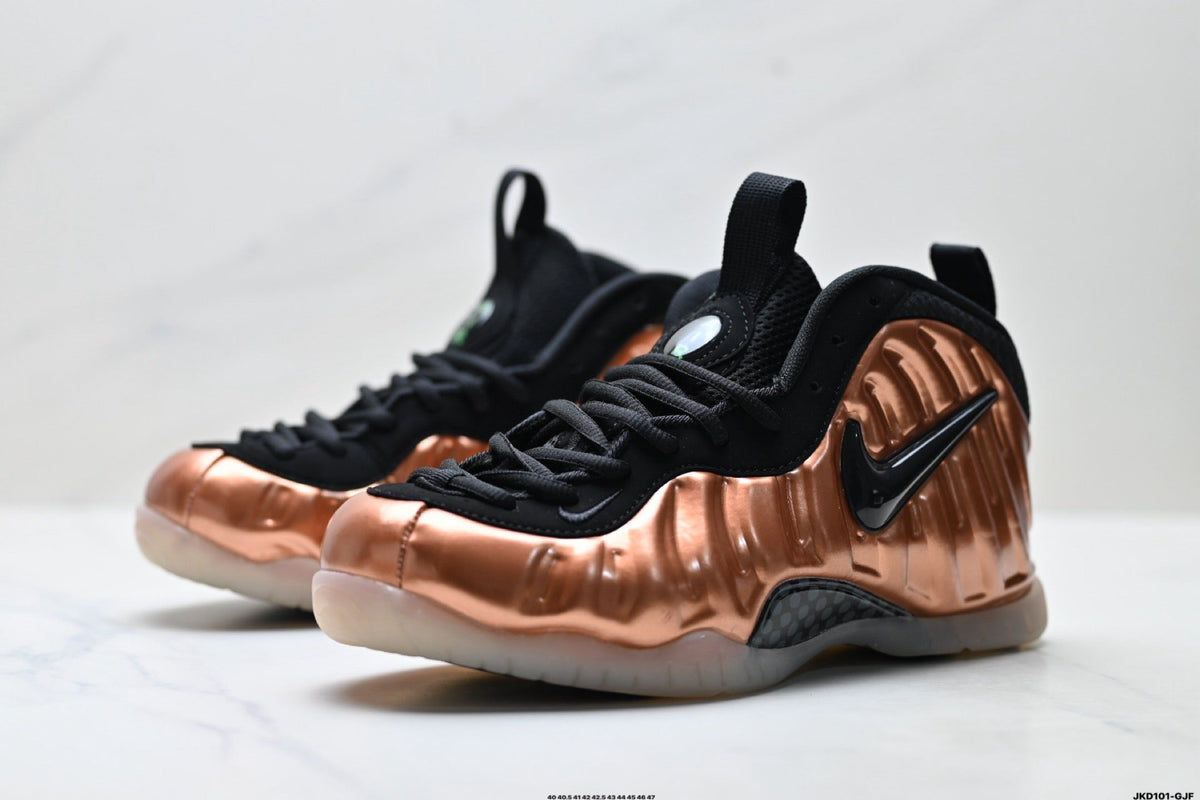 Nike Air Foamposite One Penny Hardaway Copper Trainers - product image from the listing.