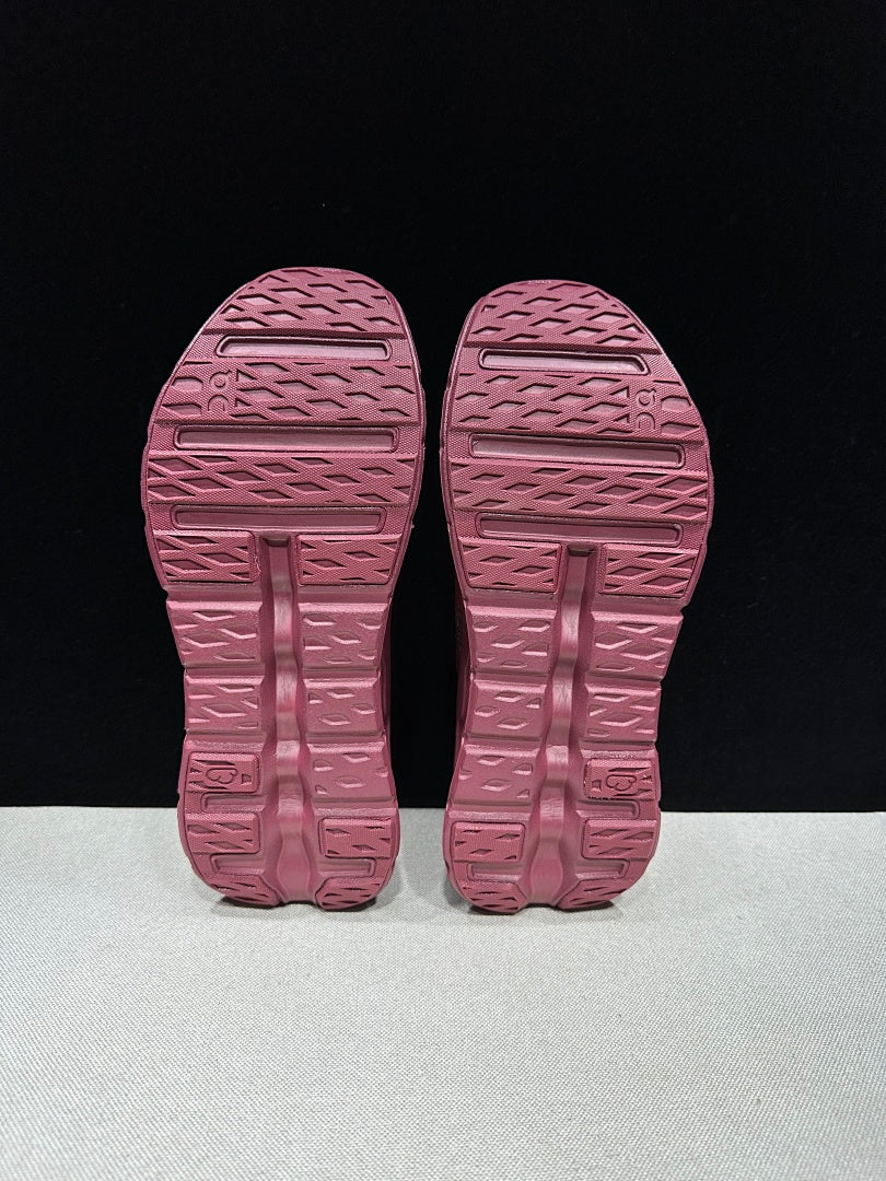On x Loewe Cloudtilt Sneakers in Cherry in Burgundy - product image from the listing.