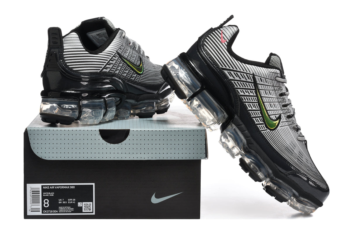 Nike Air VaporMax 360 Sneakers in Black and Grey CK2718-004 - product image from the listing.