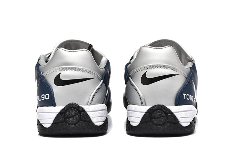Nike Total 90 Blue and Silver Indoor Trainers - product image from the listing.