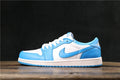 Air Jordan 1 Low North Carolina Sneakers in Blue - product image from the listing.