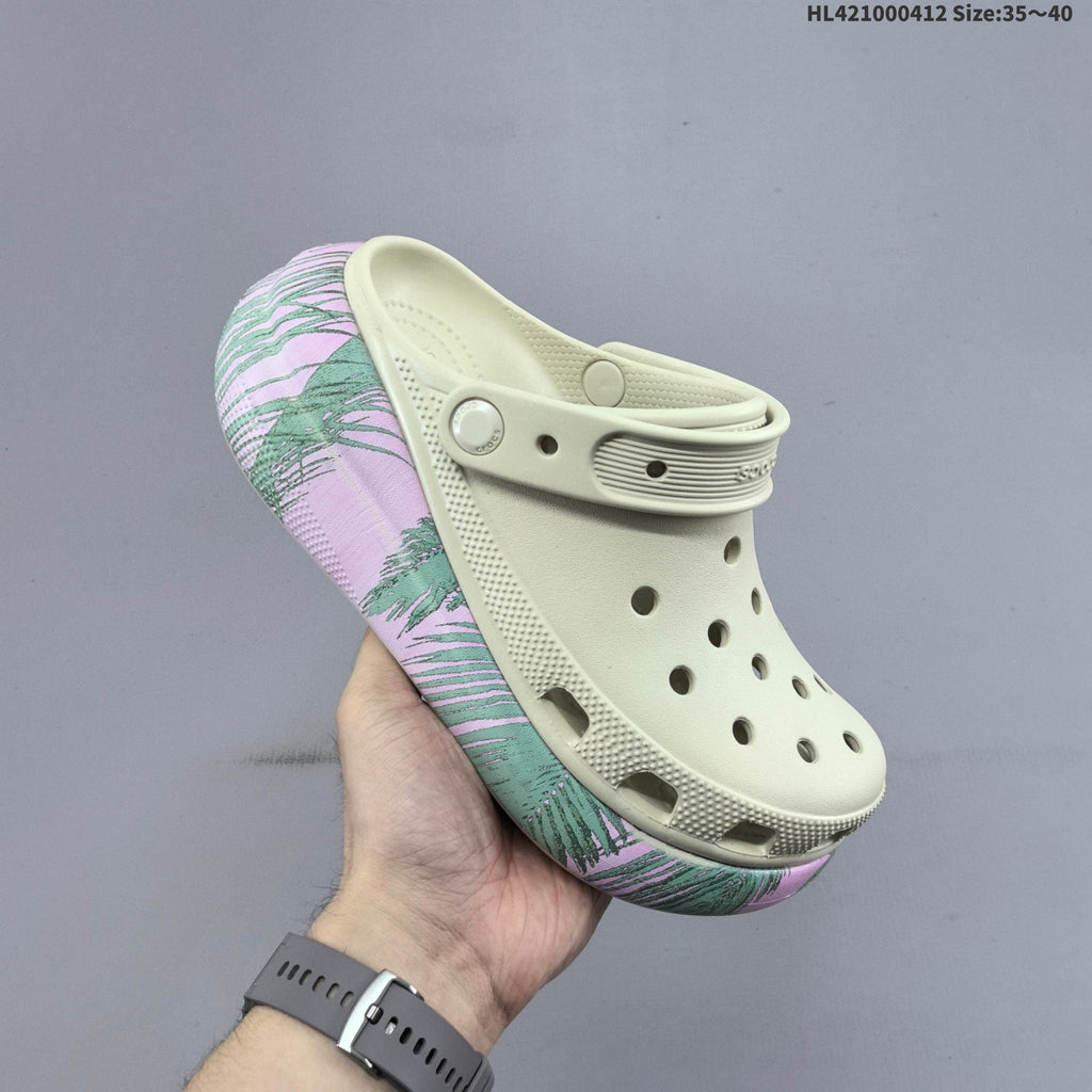 Classic Platform Clogs with Butterfly Print by Crocs - product image from the listing.