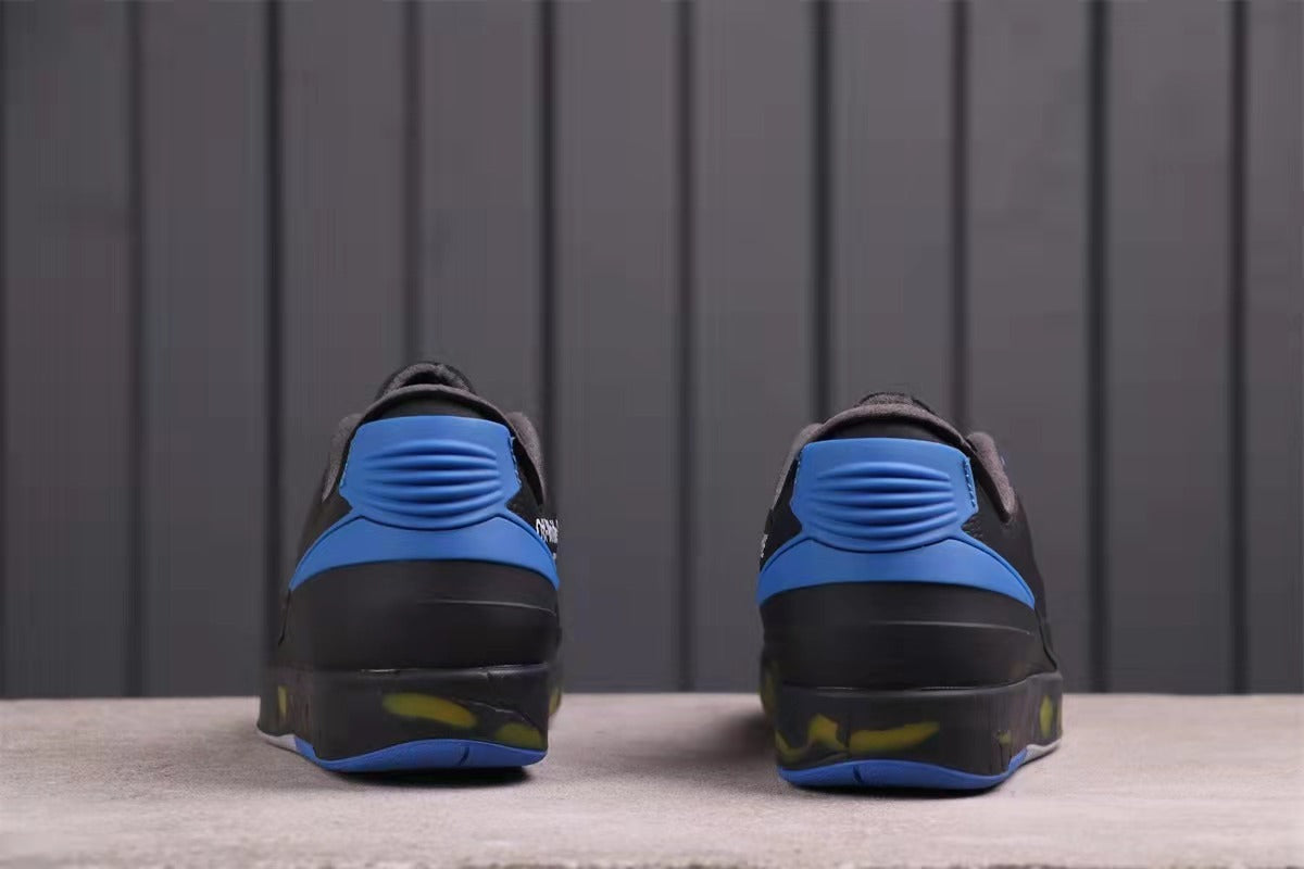 Jordan 2 Low x Sneakers in Off-White Black Blue DM7866-14 - product image from the listing.