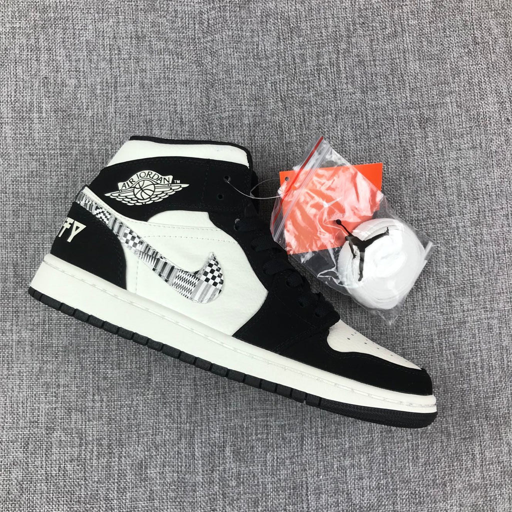 Black History Month Sneakers - Air Jordan 1 Mid 852542-010 - product image from the listing.