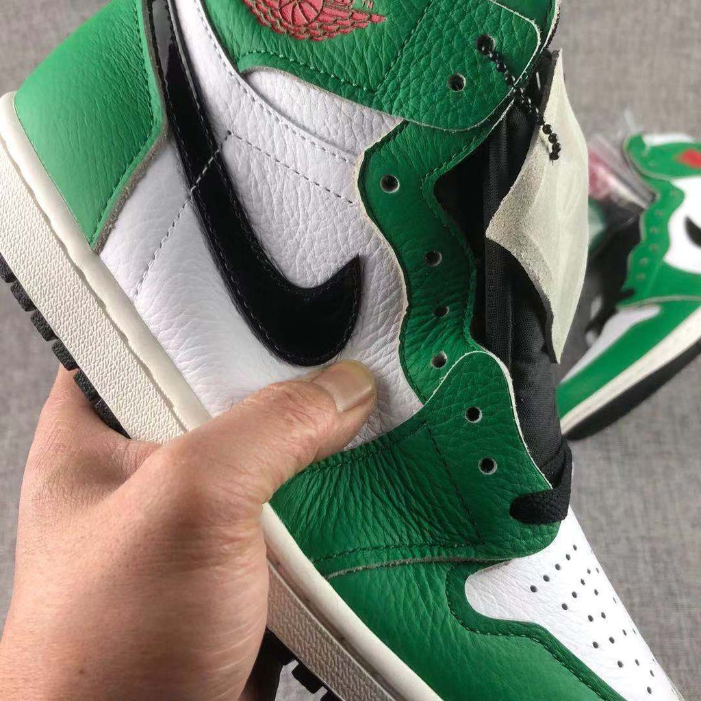 Air Jordan 1 Lucky Green High-Top Sneakers - product image from the listing.