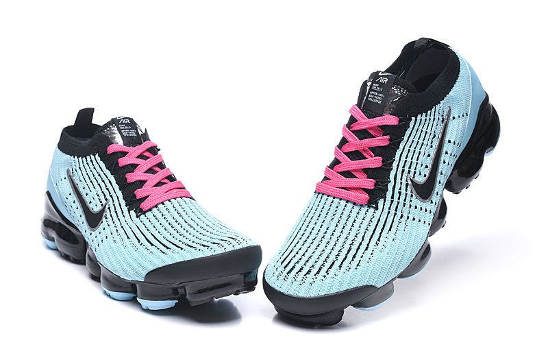 Nike Air VaporMax 2019 Sneakers in Light Blue and Black - product image from the listing.
