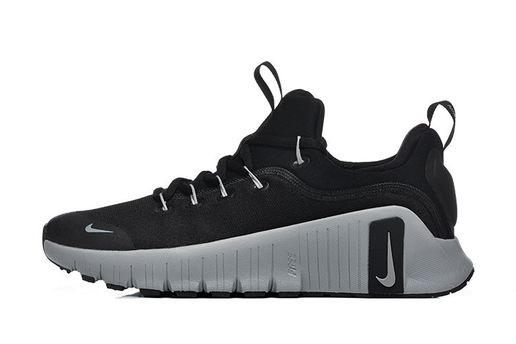 Nike Free Run Low-Top Sneakers in Black and Grey - product image from the listing.