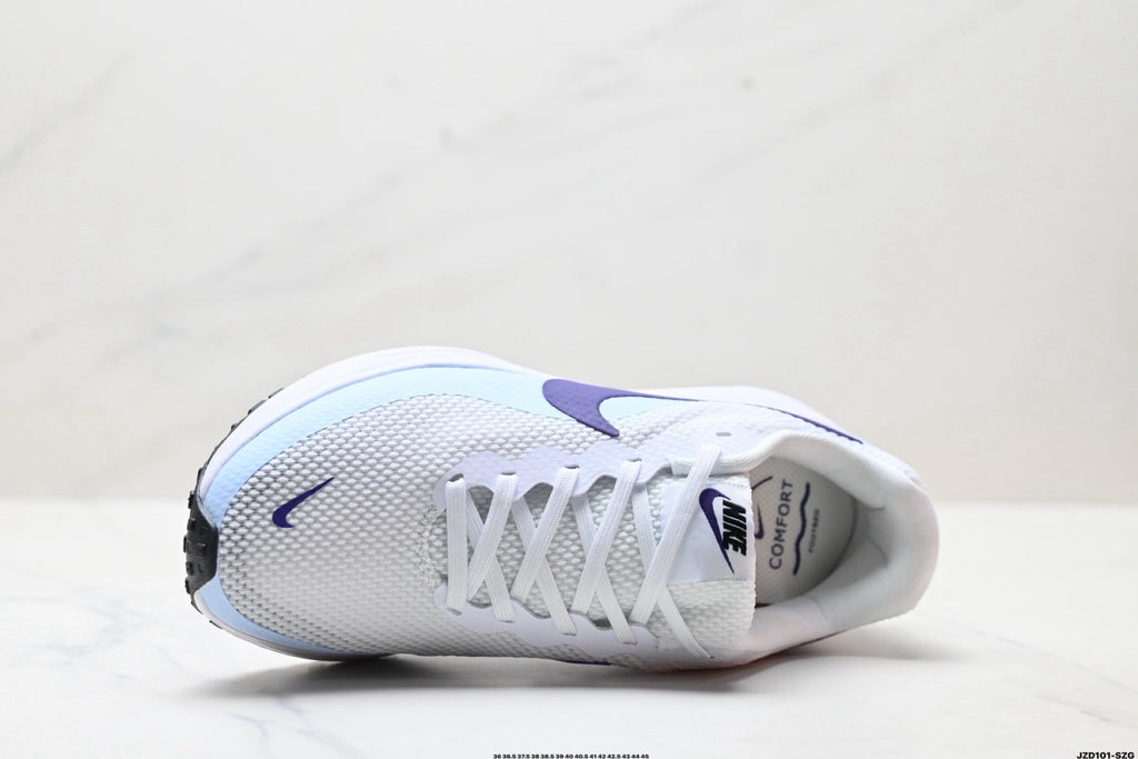 Nike Revolution 8 Running Shoes in White Blue Purple - product image from the listing.
