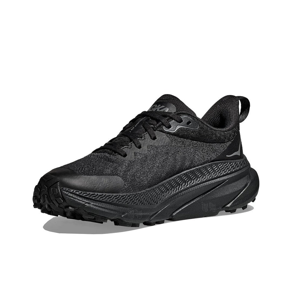 HOKA Challenger 7 Trail Running Shoes in Black - product image from the listing.