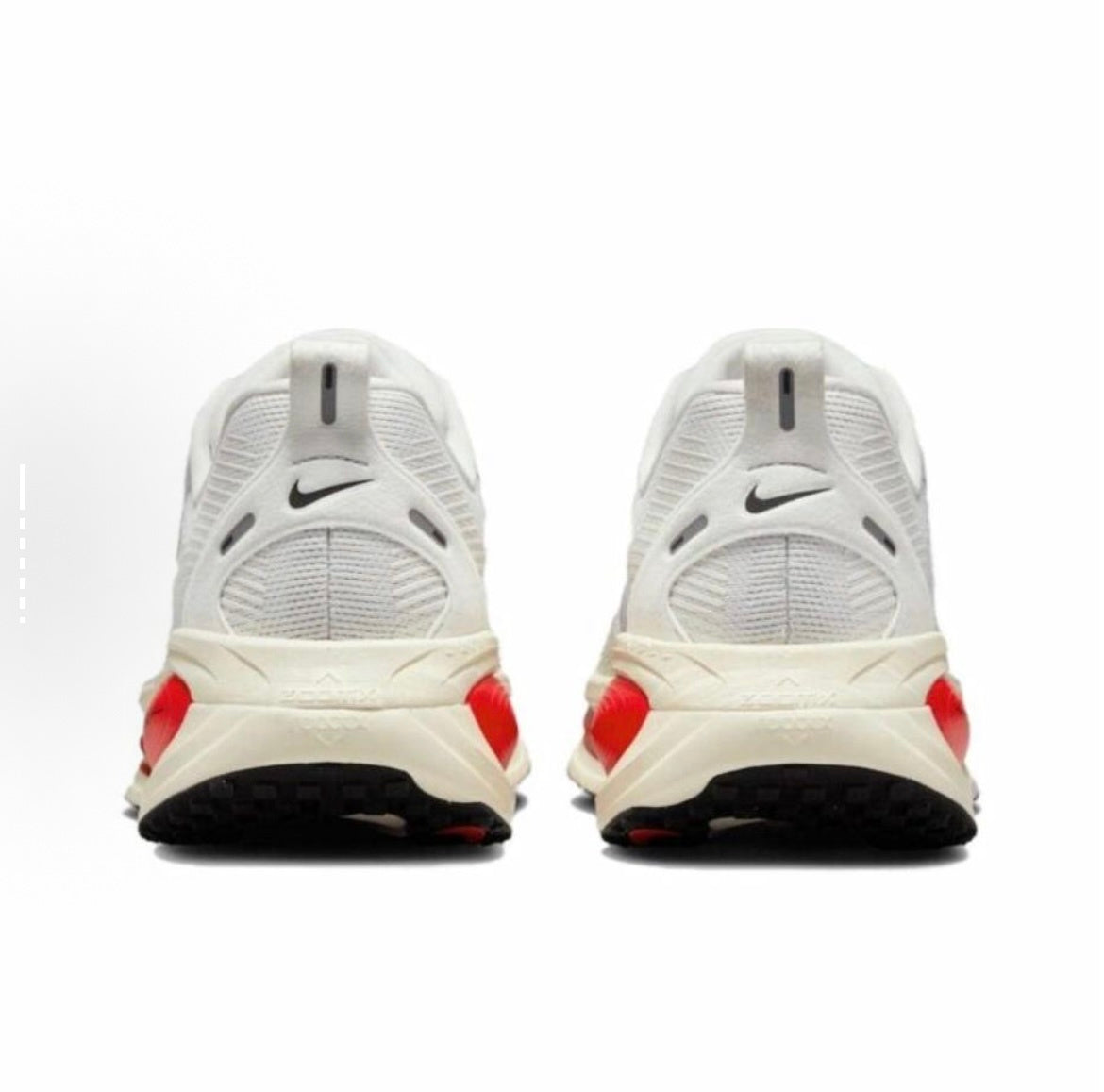 Nike Vomero 18 Running Shoes in White Red HM6803-001 - product image from the listing.