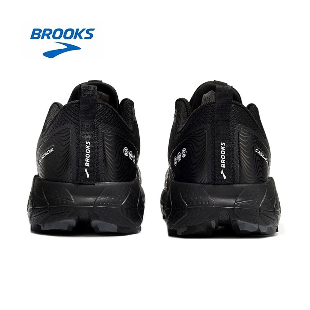 Brooks Cascadia 17 Trail Running Shoes in Black - product image from the listing.