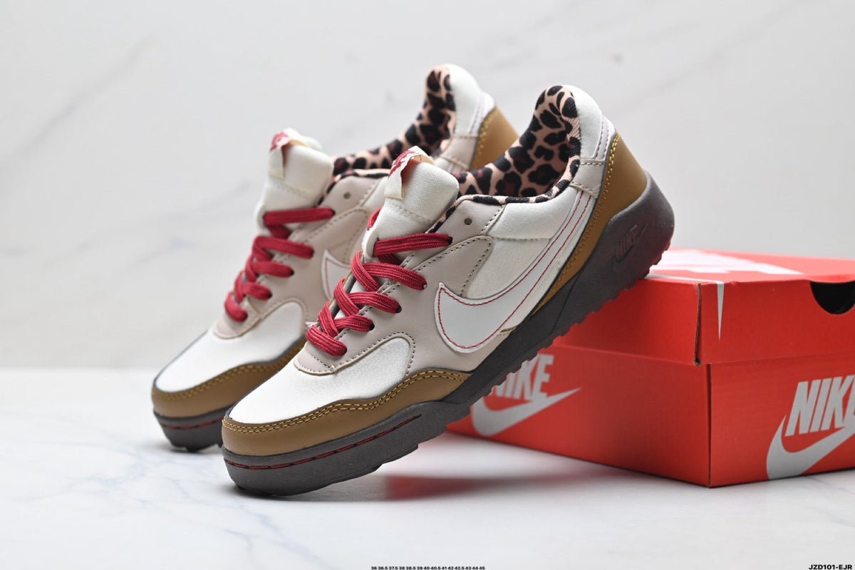 Nike Terra Manta Sneakers in Cream, in Tan and Red - product image from the listing.