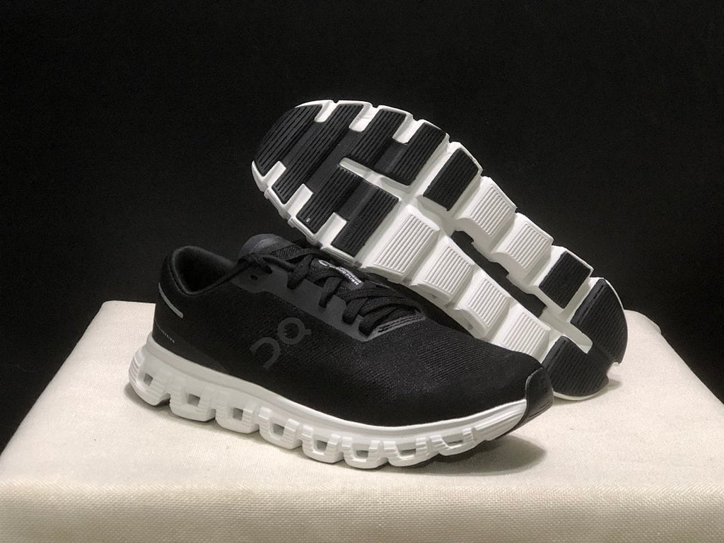 On Cloud 6 Push Sneakers, in Black and White - product image from the listing.