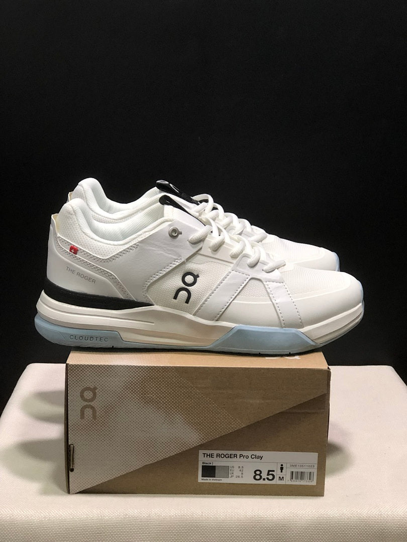 On The Roger Clubhouse Pro Sneakers in White Light Blue - product image from the listing.