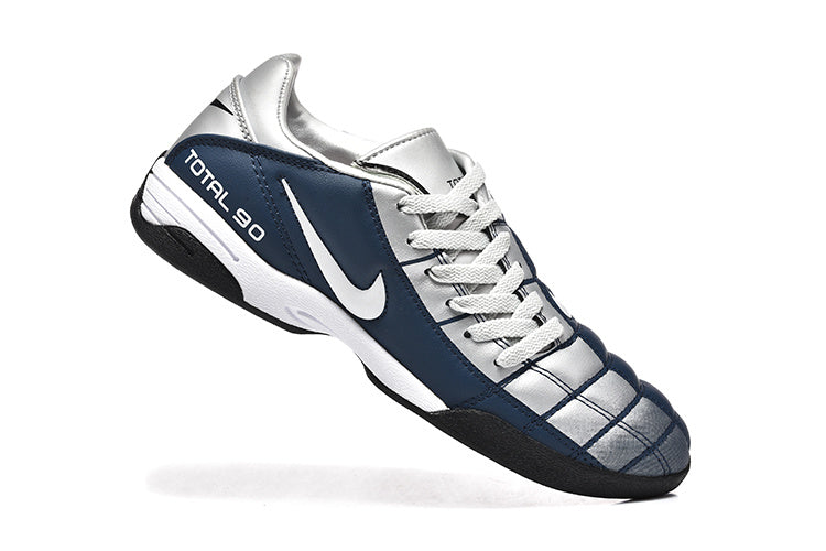 Nike Total 90 Blue and Silver Indoor Trainers - product image from the listing.
