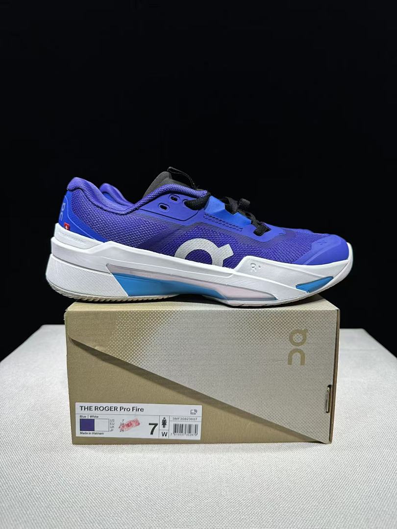 On The Roger Pro Fire Clay Tennis Shoes in Blue - product image from the listing.