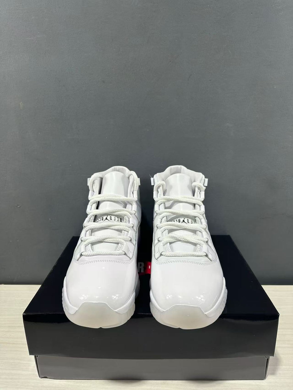 Air Jordan 11 Retro All-White High-Top Sneakers - product image from the listing.