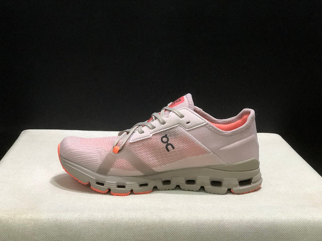 Pink and Gray On Cloud X 4 AD Sneakers - product image from the listing.