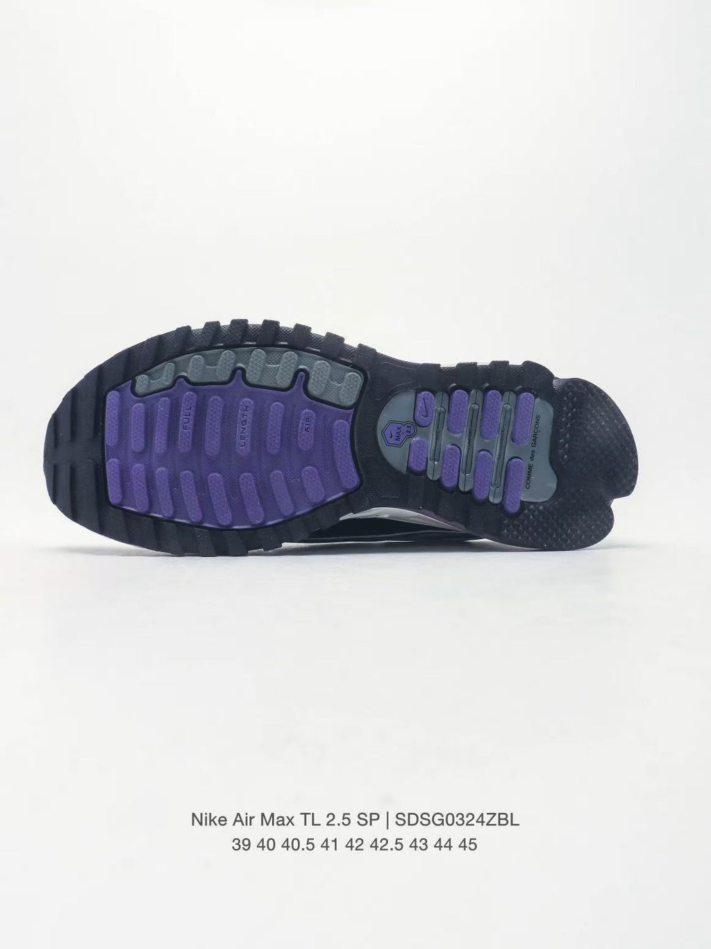 Nike Air Max TL 2.5 SP Sneakers in White Purple SDSG0324ZBL - product image from the listing.