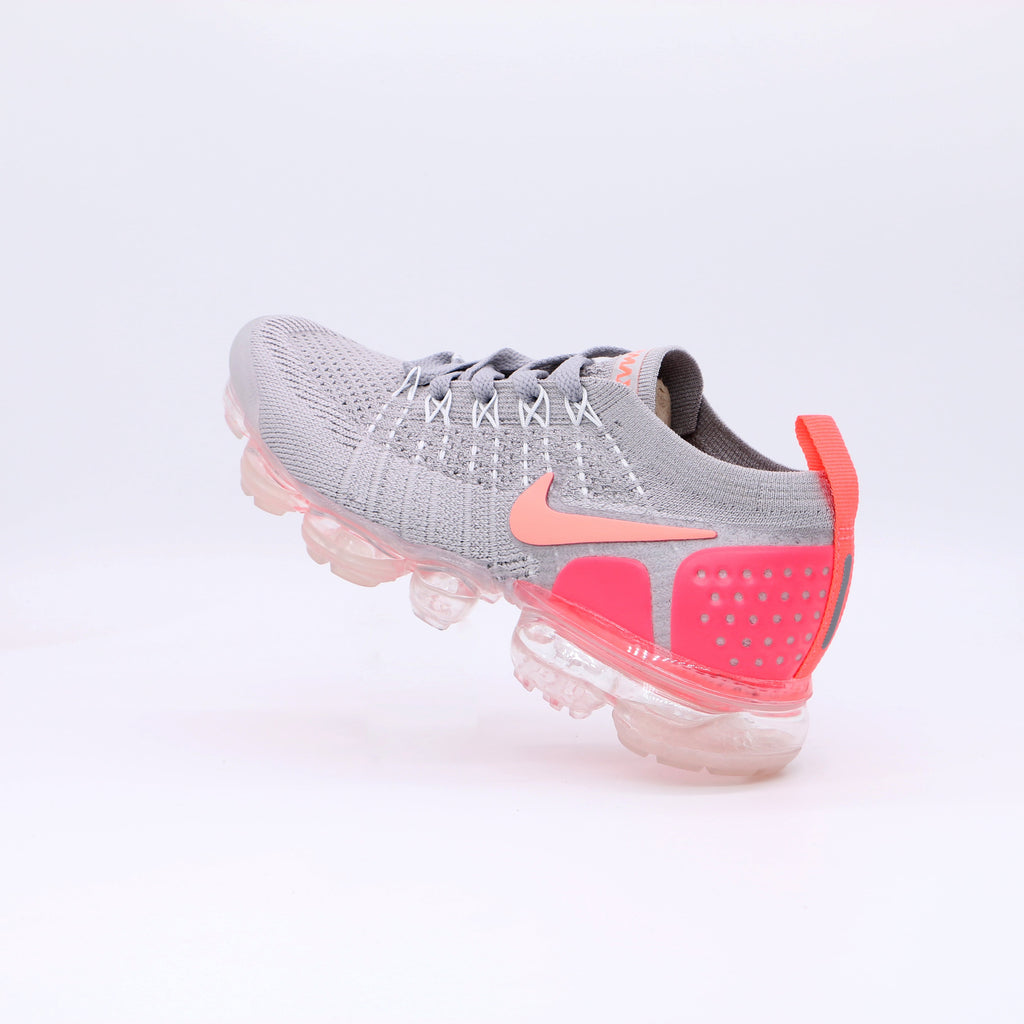 Nike Air VaporMax Flyknit Sneakers in Grey Pink 942843-0059 - product image from the listing.