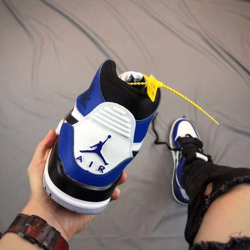 Nike Air Jordan Legacy 312 Sneakers in Blue White Black - product image from the listing.