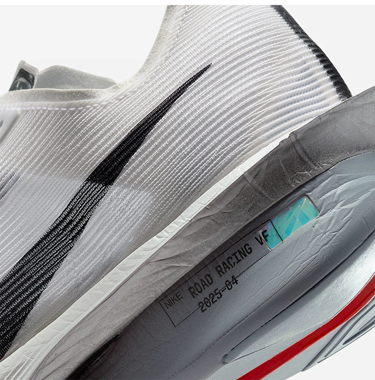 Nike Vaporfly Next 4% Road Racing Shoes in White Grey HF6414-100 - product image from the listing.