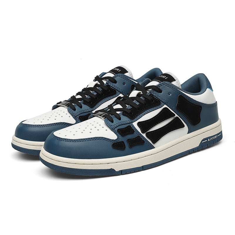 AMIRI Low-Top Sneakers in Navy, in White and Black - product image from the listing.