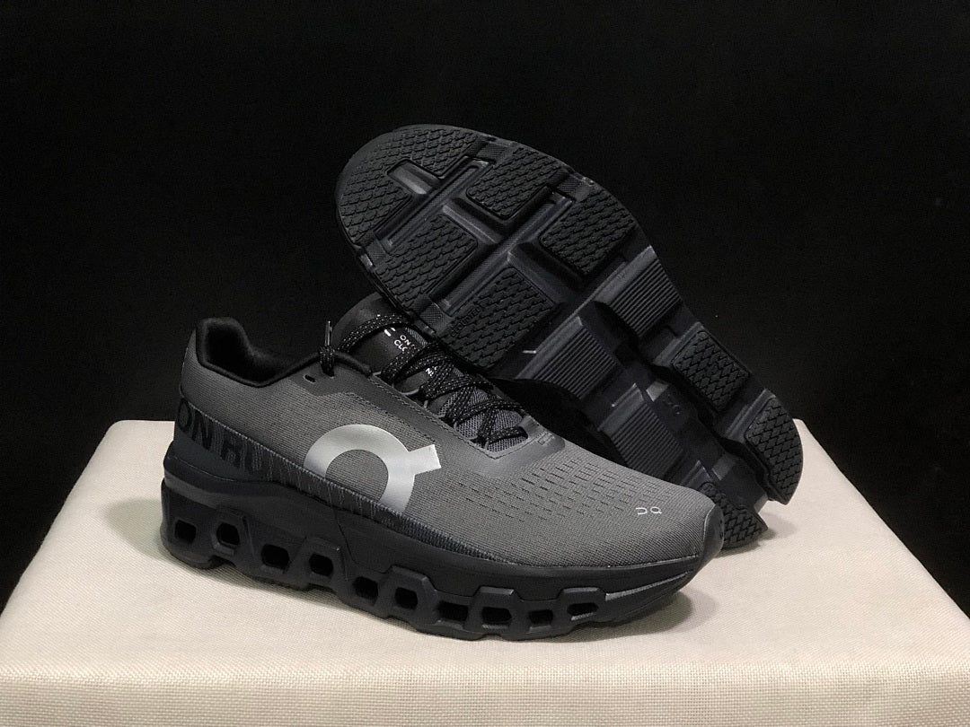 Gray and Black On Cloudmonster 2 Running Shoes - product image from the listing.