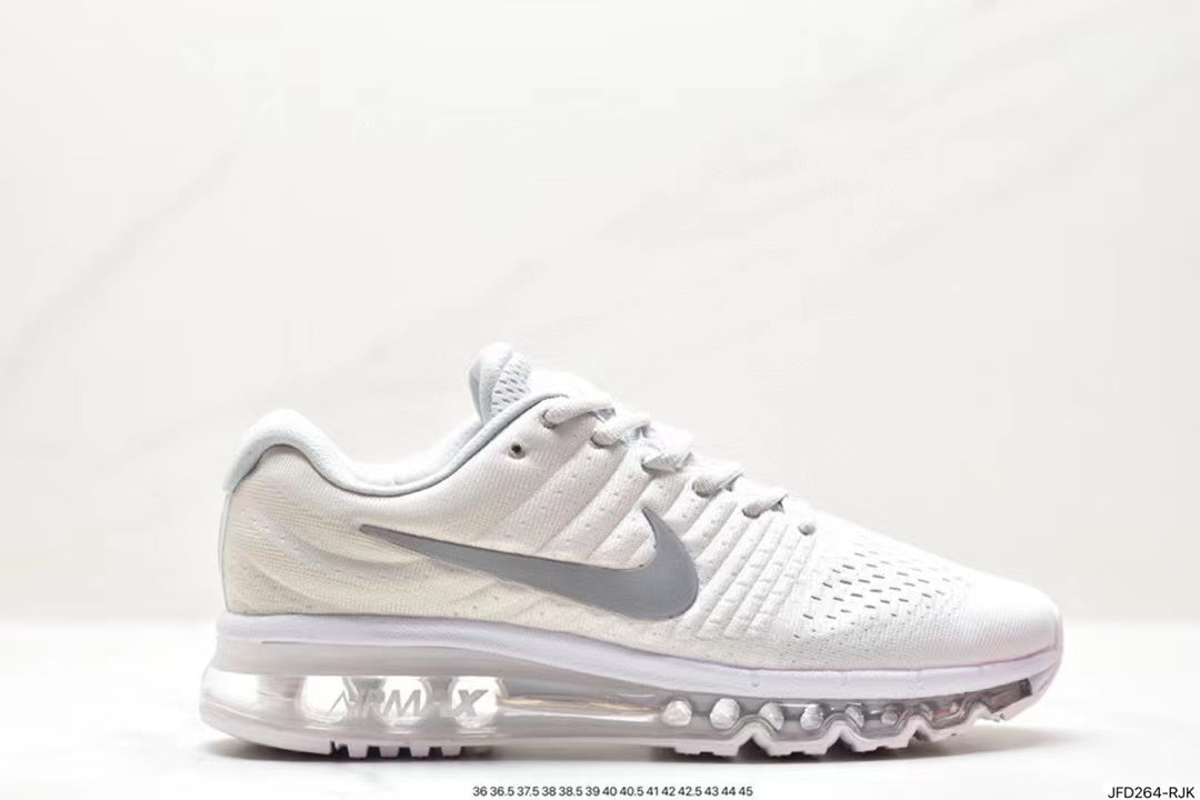 Nike Air Max 270 Sneakers in White and Silver - product image from the listing.