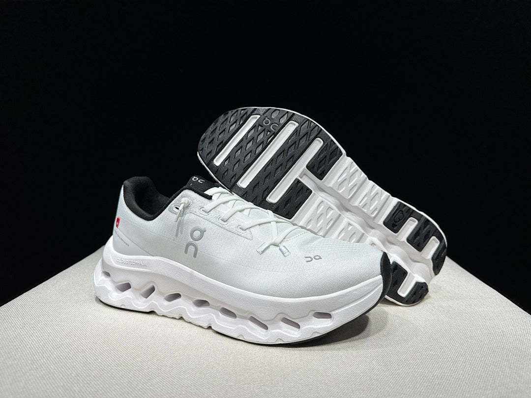 Ivory and Black On Cloudtilt Sneakers - product image from the listing.