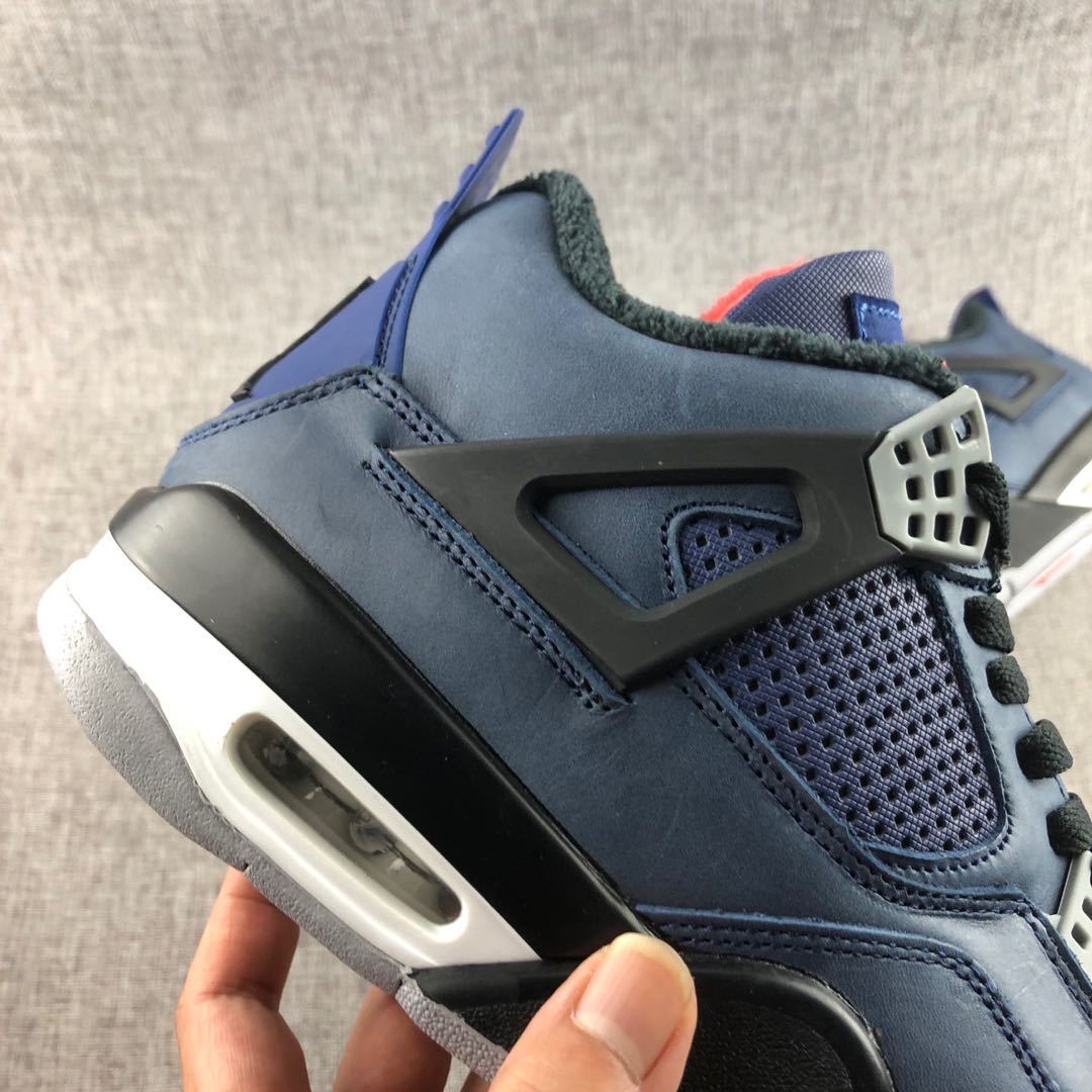 Air Jordan 4 Little Eminem Navy Sneakers - product image from the listing.