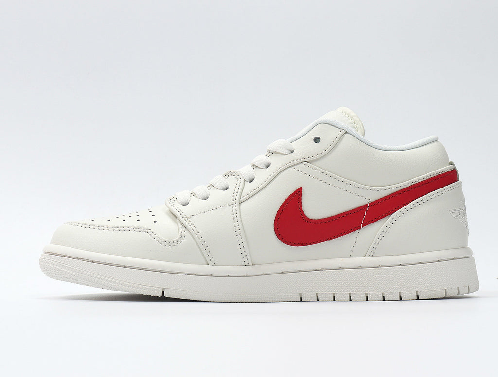 Sneakers, Sail and Red, - Jordan 1 Low AO9944-161 - product image from the listing.