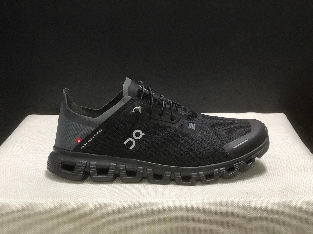 On Cloud 6 Coast Running Shoes in Black - product image from the listing.