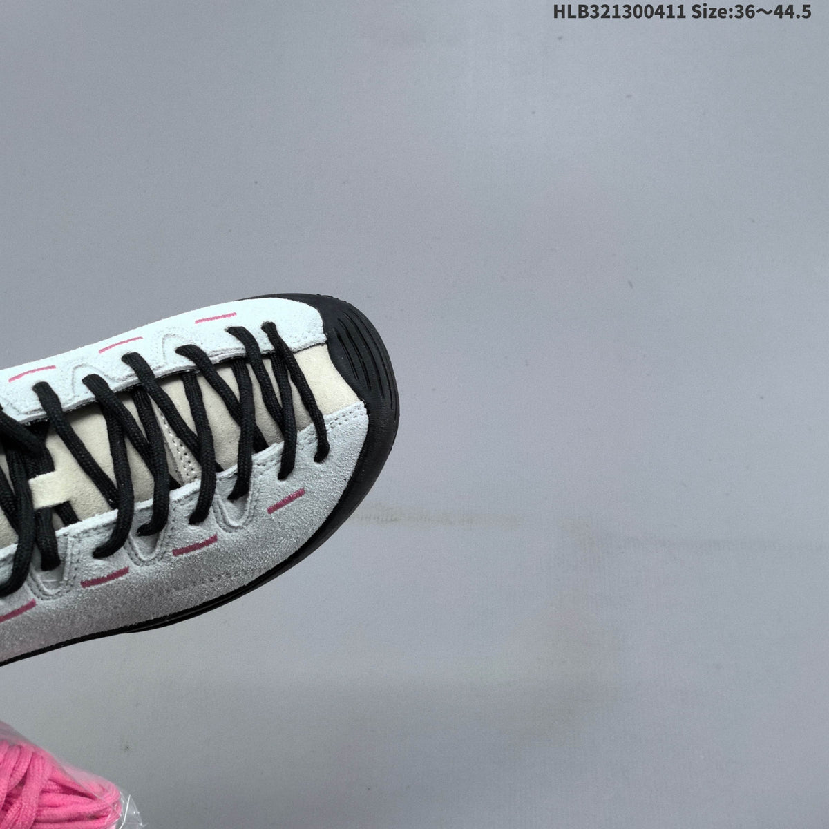 KEEN Jasper Low-Top Outdoor Sneakers in White Black Pink - product image from the listing.