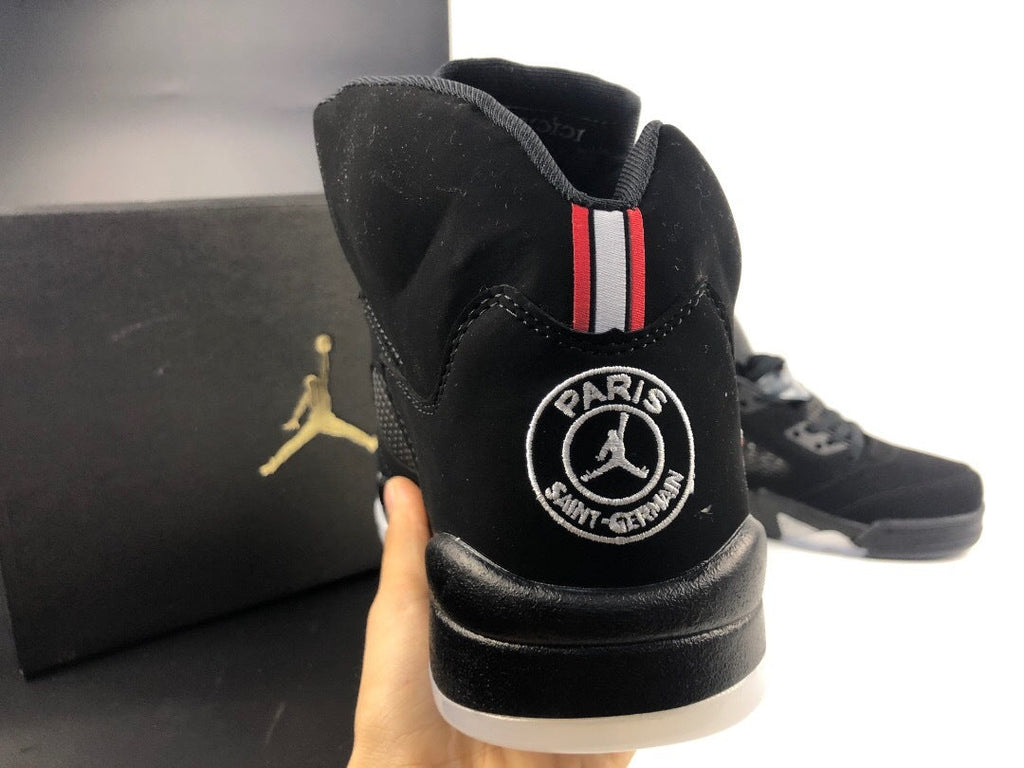 Jordan 5 Retro Black Paris High-Cut Sneakers - product image from the listing.