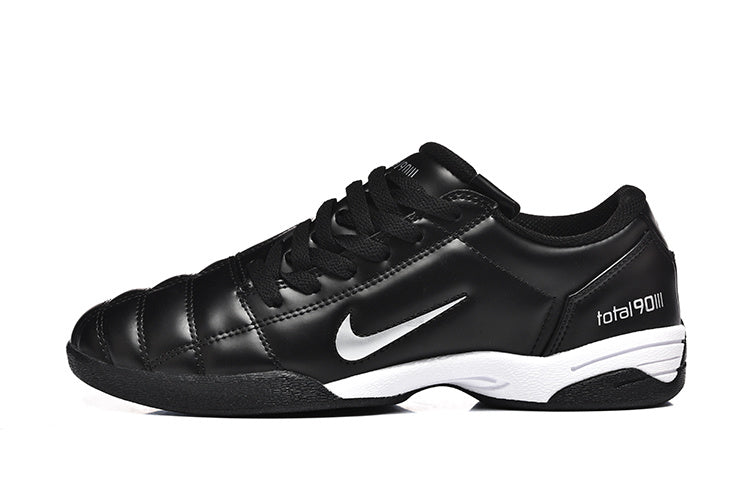 Nike Total 90 Black and Silver Indoor Trainers - product image from the listing.