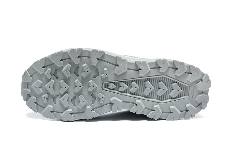The North Face Hiking Trainers, Gray with Yellow Accents - product image from the listing.