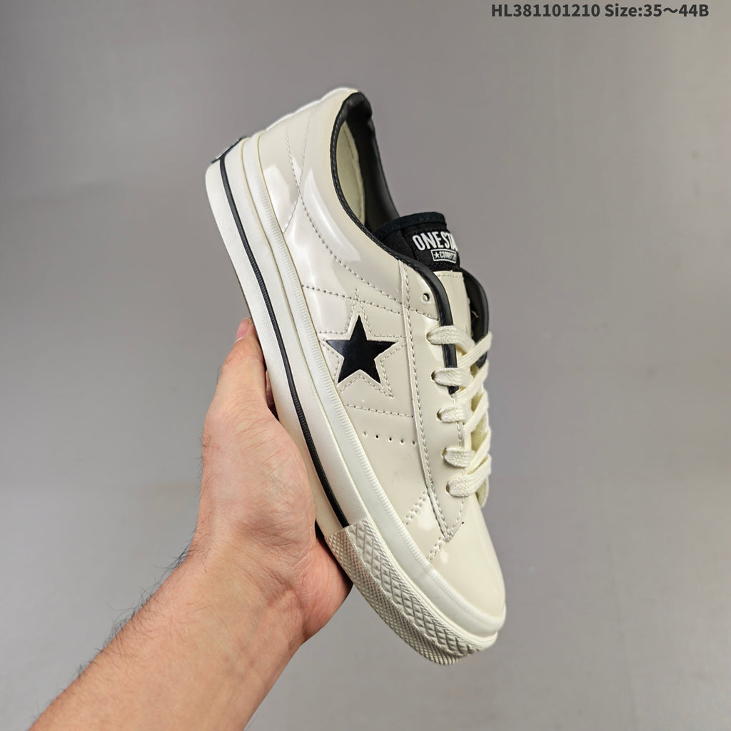 Converse One Star Pro Patent-Look Skate Trainers - product image from the listing.