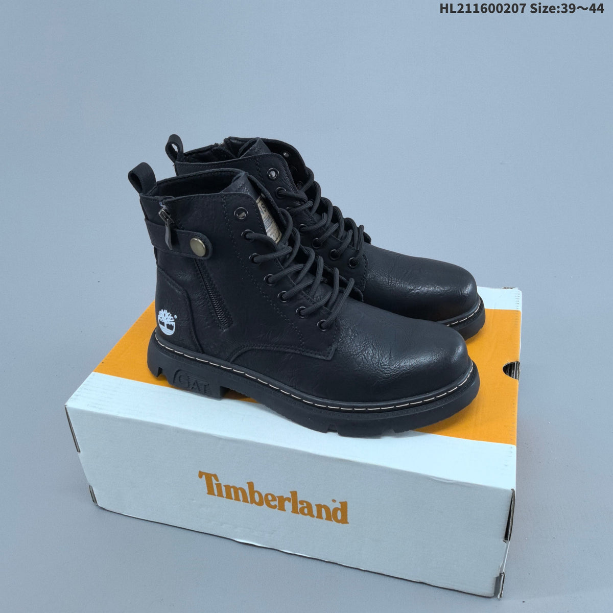 Lace-Up Ankle Boots with Side Zipper by Timberland - product image from the listing.