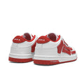 White Low-Top Sneakers in and Red MFS003-124 - product image from the listing.