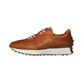 New Balance MS327JPN Sneakers, in Brown and White - product image from the listing.