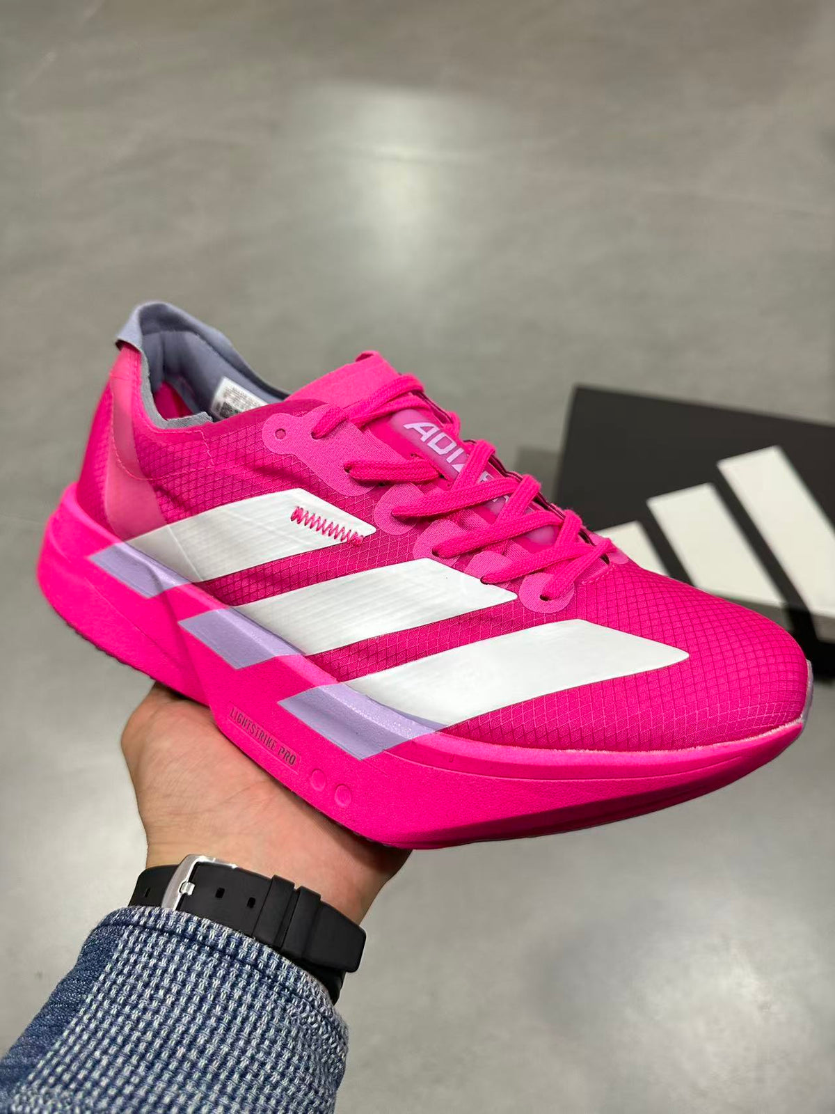 Nike ZoomX Streakfly Pro Running Shoes in Pink JR1269 - product image from the listing.