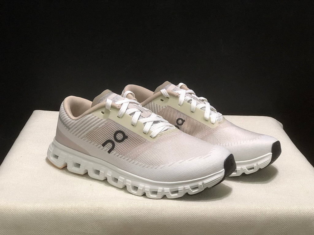 White and Beige On Cloud 6 Push Sneakers - product image from the listing.
