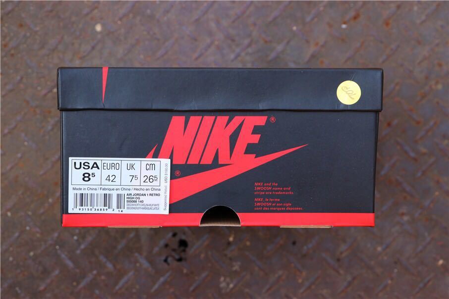 Air Jordan 1 Retro High OG Sneakers in Blue and White - product image from the listing.