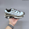 Salomon XT-6 GTX Trail Running Shoes, in Ice Blue and Black - product image from the listing.