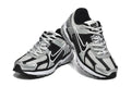 Nike Silver and Black Mesh Trainers - product image from the listing.