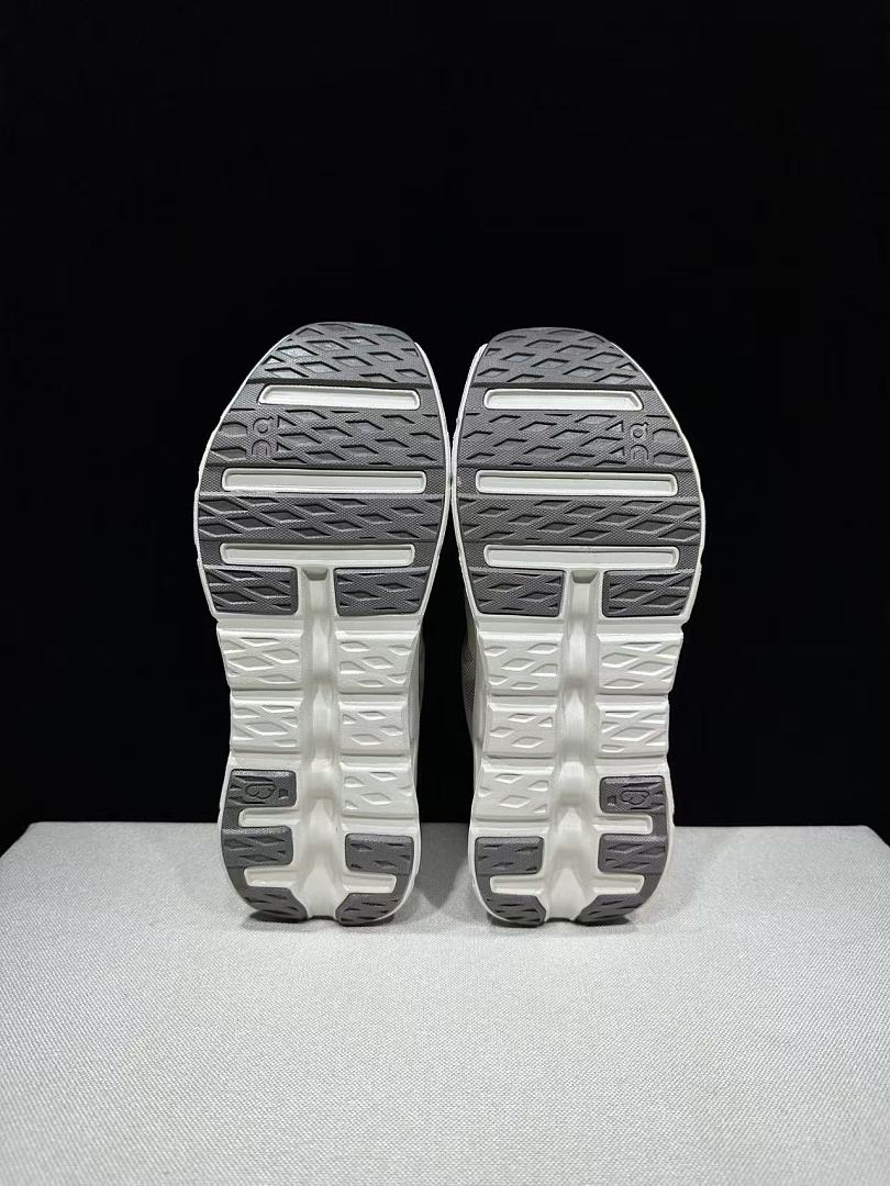 Ivory and Gray On Cloudtilt Remix Sneakers - product image from the listing.
