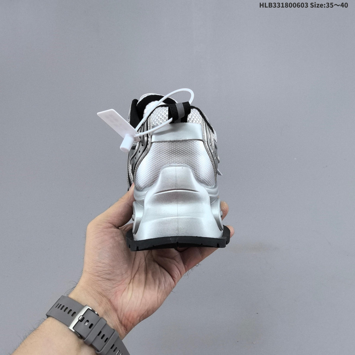 GG-CC Silver Bow Platform Trainers G26U4372F - product image from the listing.