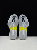 On The Roger Pro Fire Clay Tennis Sneakers, in Lime and Black - product image from the listing.