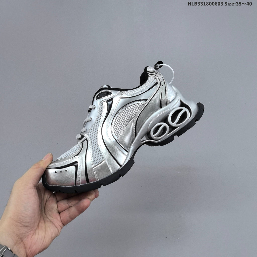 GG-CC Silver Bow Platform Trainers G26U4372F - product image from the listing.